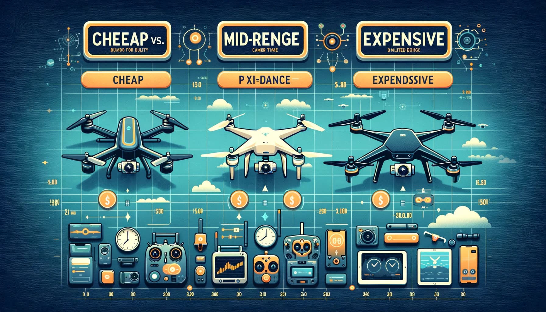 Drone Murah vs Drone Sedang vs Drone Mahal: Beda Fungsi, Desain, dan Kualitasnya!