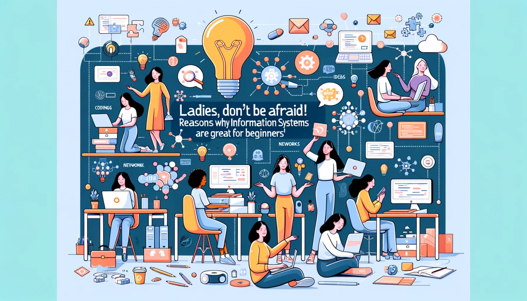 Wanita, Jangan Takut! Alasan Mengapa Sistem Informasi Itu Oke Buat Kamu yang Baru Mulai