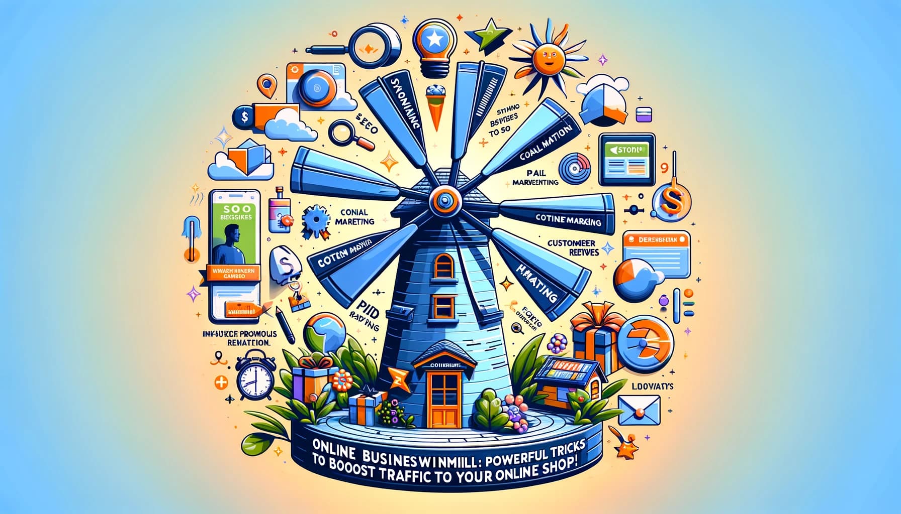 Kincir Angin Bisnis Online: 9 Trik Ampuh Meningkatkan Traffic di Olshop!