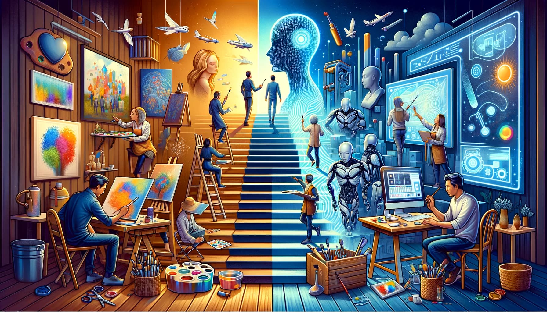 Pendapat tentang "Seniman vs AI": Tantangan dan Peluang