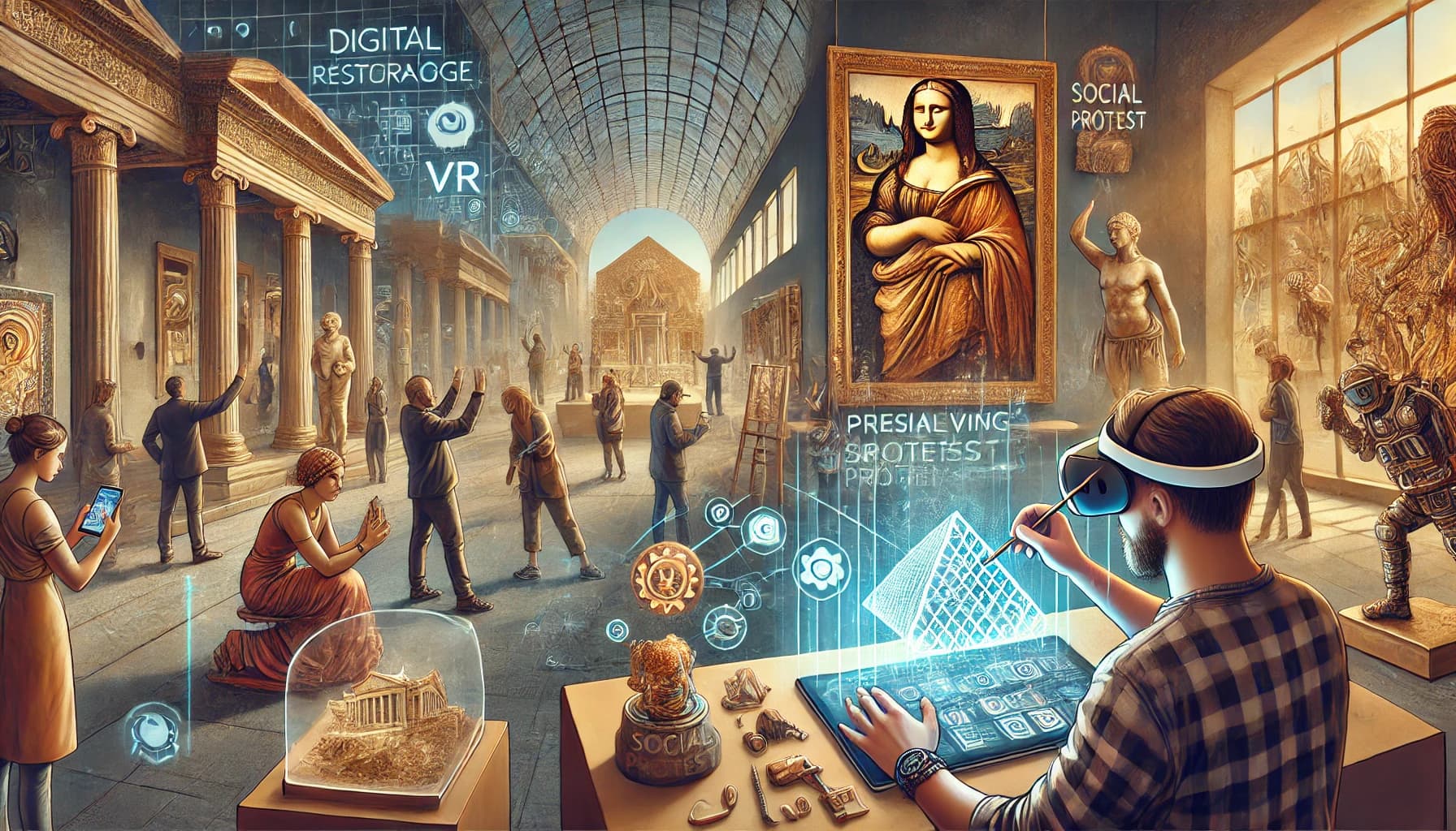 Teknologi dalam Dunia Seni: Melestarikan Warisan Budaya dan Seni Sebagai Alat Protes Sosial