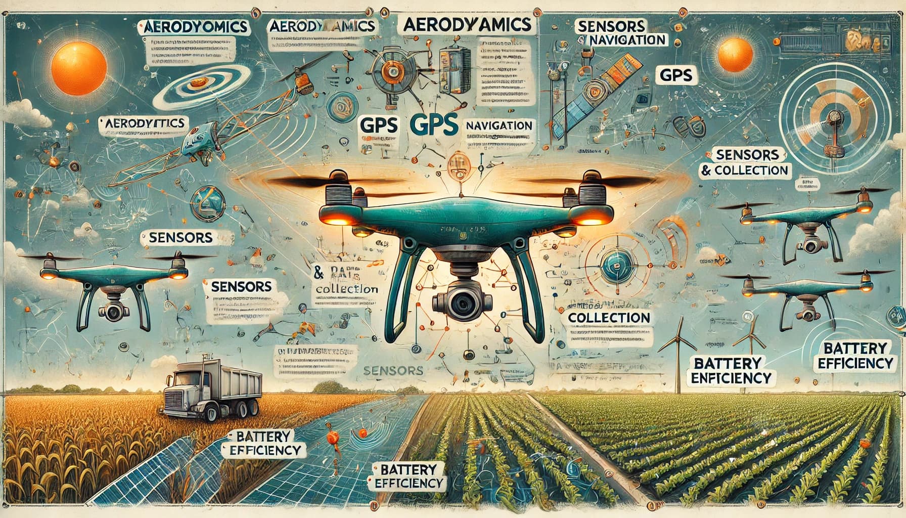 Gimana Sih Konsep Fisika di Balik Drone Buat Pemantauan Pertanian? Yuk, Kita Bahas