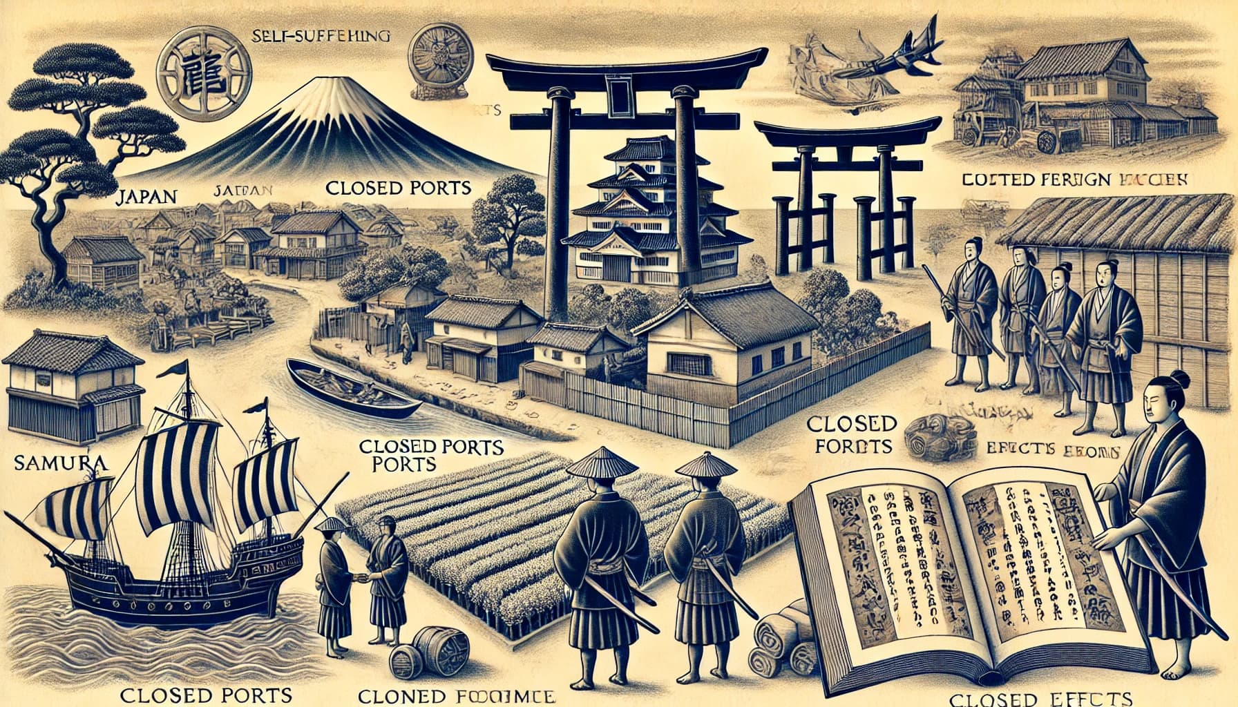 Dampak Isolasionisme Jepang di Era Edo